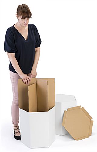 quick build foldable cardboard stool