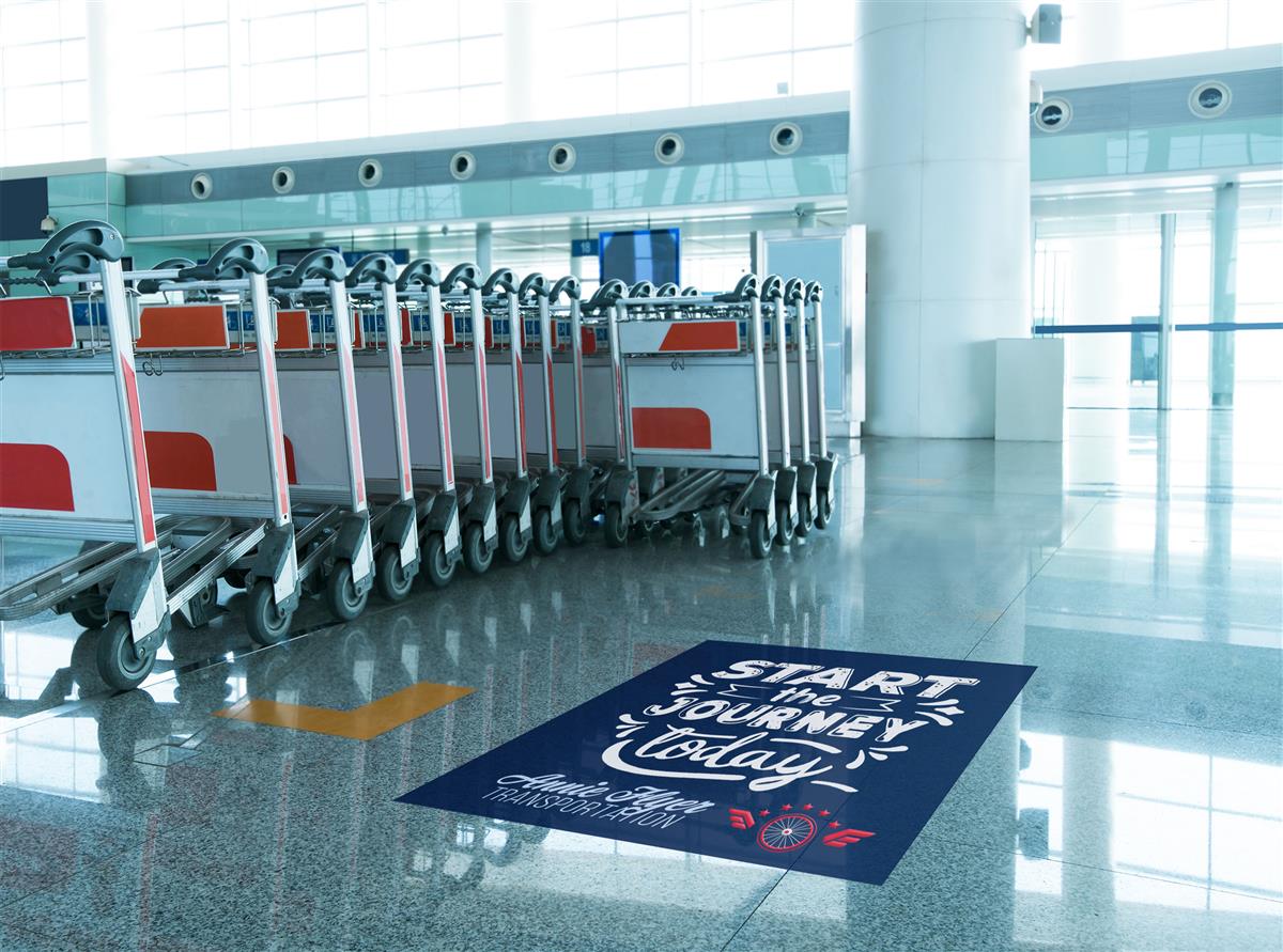 Custom Removable Floor Decal Multiple Size Options Available