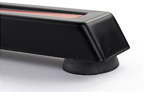 Gaming desk computer table features 4 floor levelers 