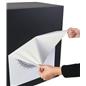 Custom adhesive graphic for FDHDBBP1 pedestal drop box leaves no sticky residue behind