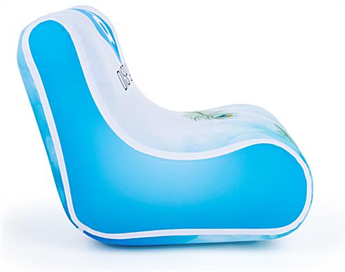 blow up chair for trade shows for advertising