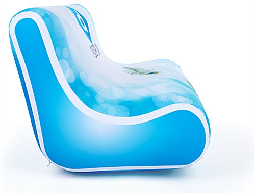 custom printed branded inflatable sofa