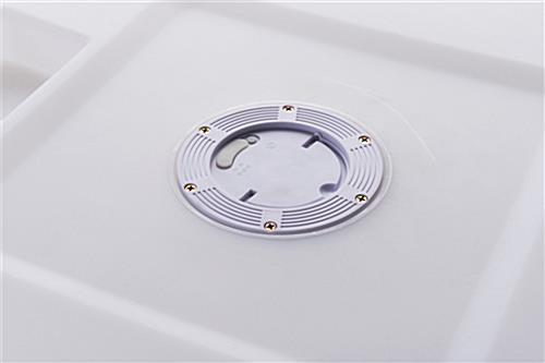 led light table top round