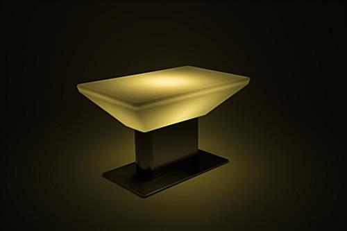 multicolor modern LED glow coffee table