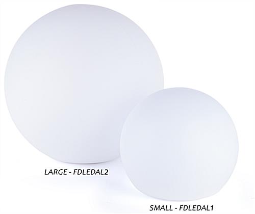 LED ball lamp offered in two ideal globe sizes