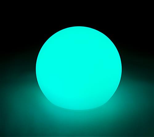 LED ball lamp features this amazing teal color as one of the 16 options