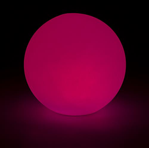 LED ball lamp creates a bold colored lighting