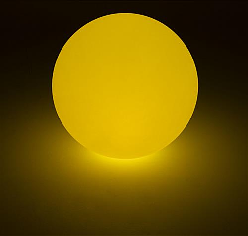 Medium LED ball with yellow illumination