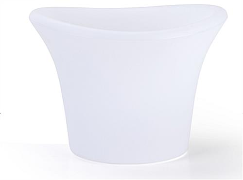 LED ice bucket is made from tough polyethylene plastic