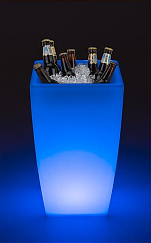 Small LED Flower Pot Tub With Ice and Beverages