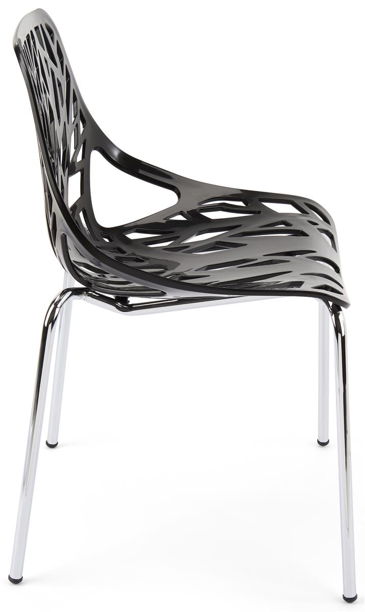 CutOut Tree Design Chair Stackable Indoor Style