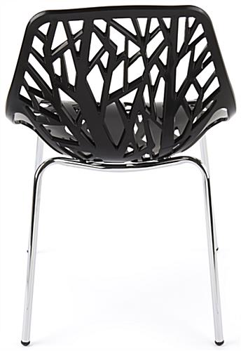 Cut-out tree design chair with contemporary design