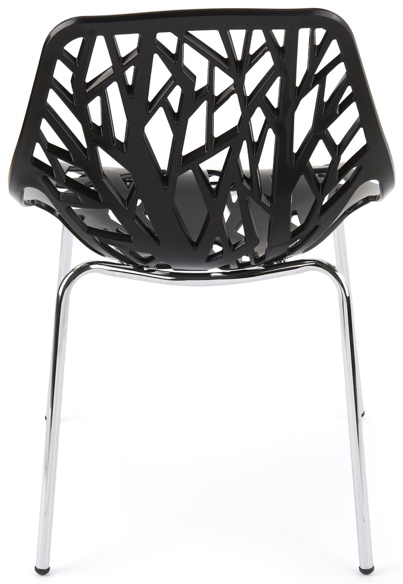 CutOut Tree Design Chair Stackable Indoor Style