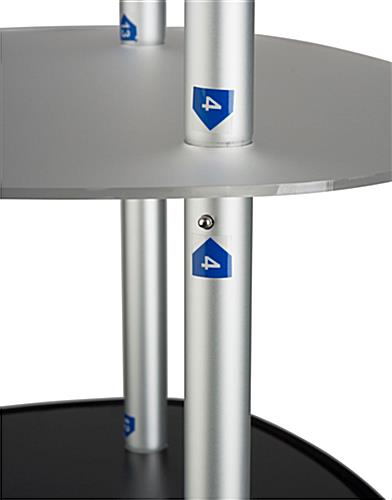 Promotion Graphic Tower Display with Carrying Bags