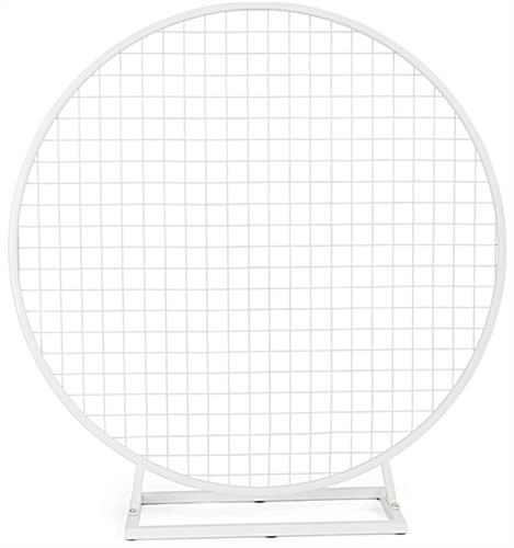 Tabletop wreath hoop with grid and overall weigh of 11 pounds