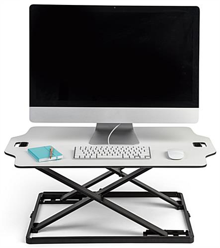 Foldable desktop riser with enough space for all of your workstation essentials