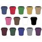 Spandex trash can covers in 14 solid color options