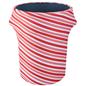 Candy cane stretch trash can cover is reusable 