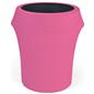 Pink spandex trash can covers fits 55 gallon waste barrels