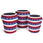 American flag trash can stretch wrap available in three sizes
