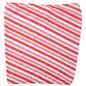 Candy cane stretch trash can cover is durable and long lasting 