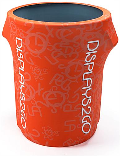 Full Color 55-Gal Garbage Can Cover with Personalized Design