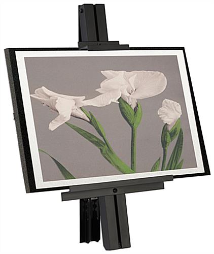 Studio wall easel with 10 inch wide bottom bar