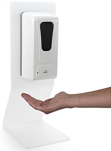 Countertop touchless hand sanitizer dispenser with motion sensor