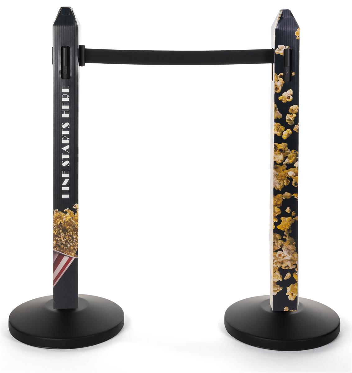 Custom Printed Stanchion Cover 4 Panel FullColor Graphics