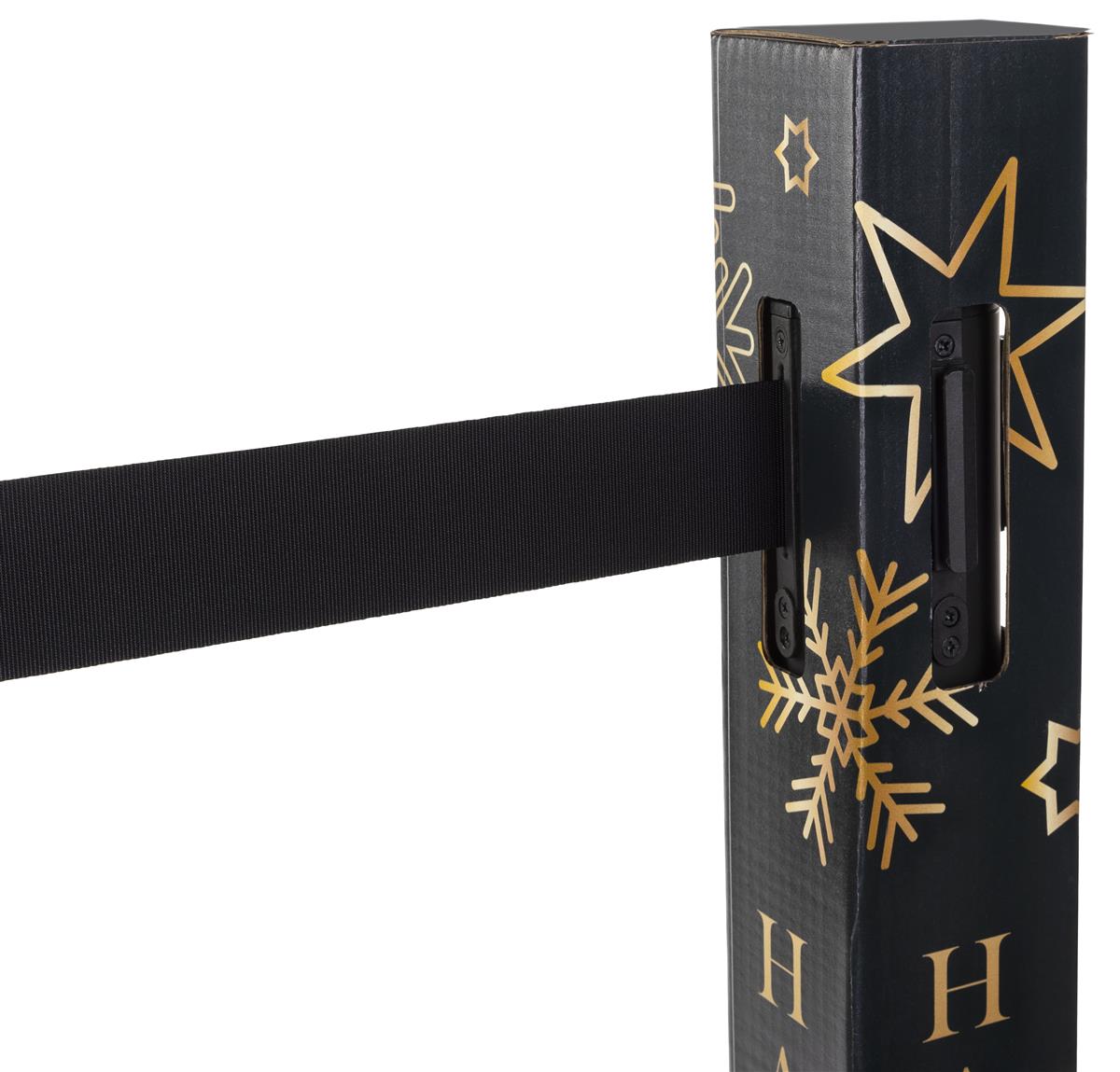 Custom Printed Stanchion Cover 4 Panel FullColor Graphics