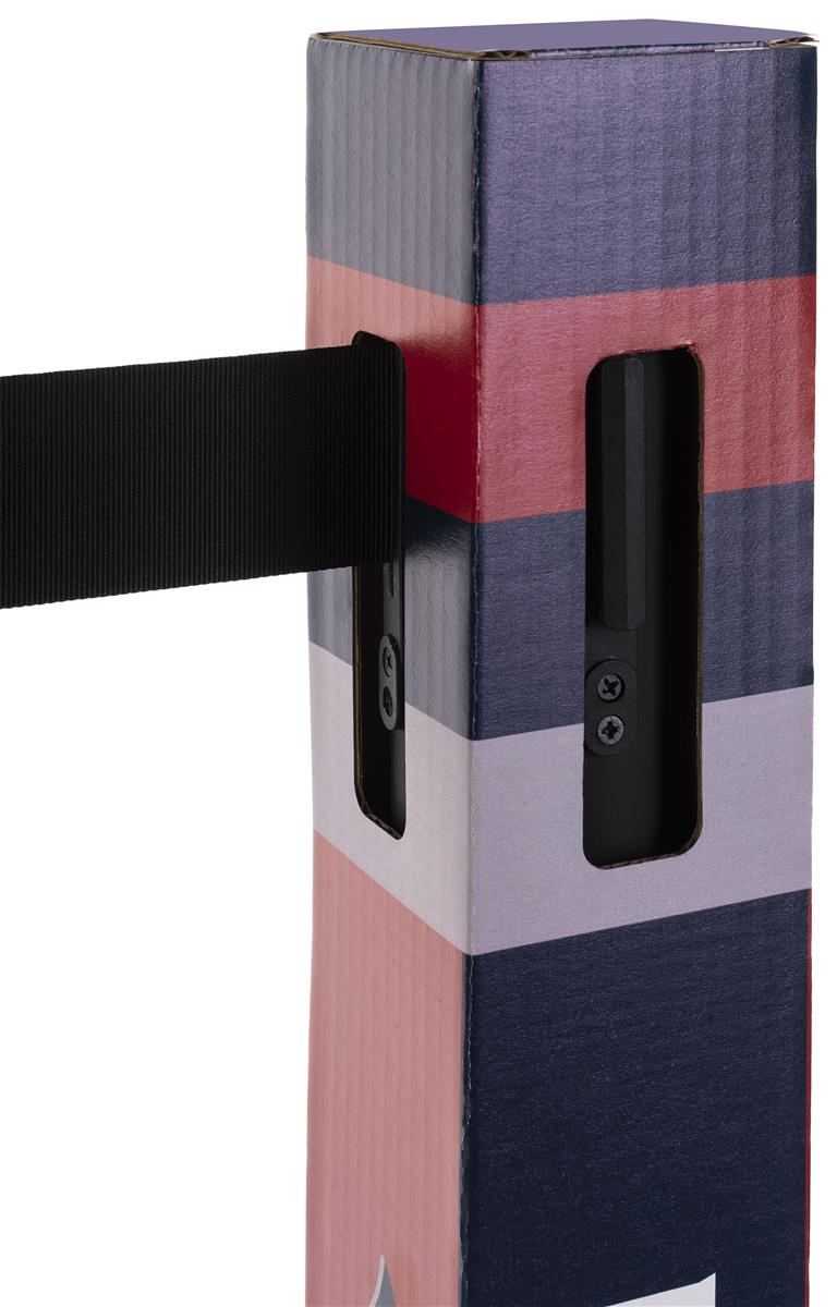 Custom Printed Stanchion Cover 4 Panel FullColor Graphics