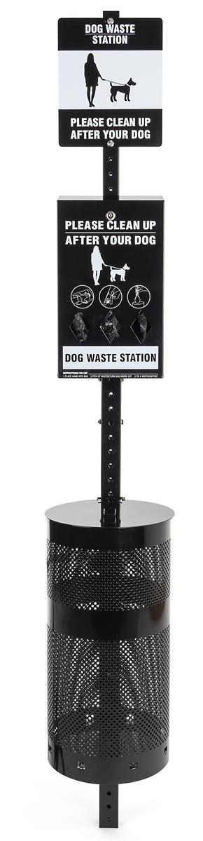 how to make a dog waste disposal system