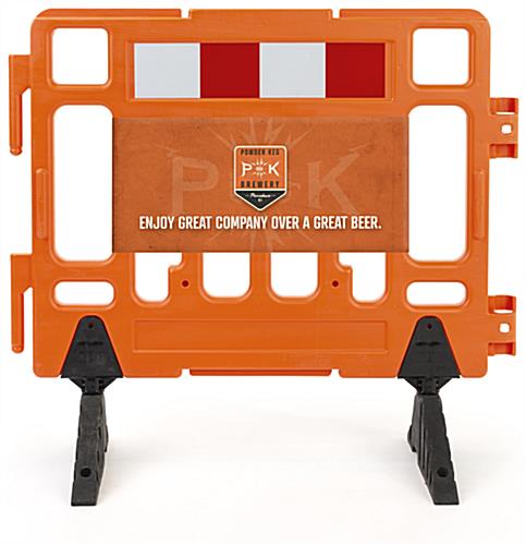 Polyester Barrier sign