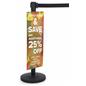 lightweight coroplast stanchion advertising poster