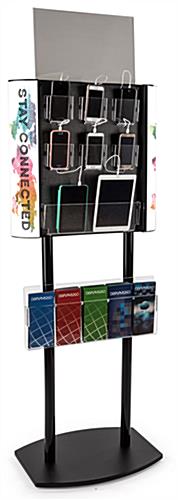 Floorstanding public iphone charger stand