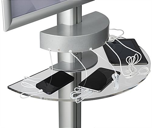 Mobile Device Charging Kiosk for Phones