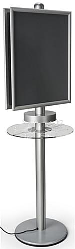 Phone Charger Kiosk, Holds (2) 22" x 28" Posters