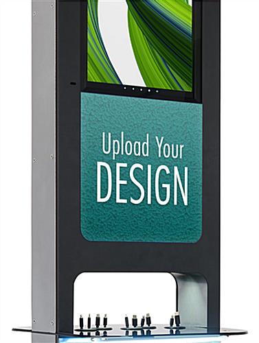 Replacement graphic for CHRFLMA series charging stations with full colored printing