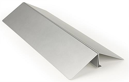 Silver Sign Clamp Features a Steel Wedge Design