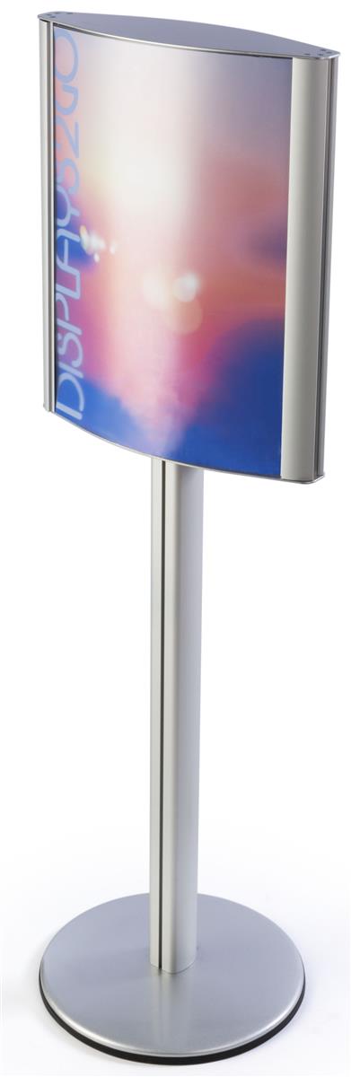 Standing Poster Holder | Snap-Open Frame for 18” x 24” Signs