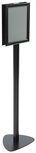 8.5” x 11” Modern Sign Stand with Steel Base