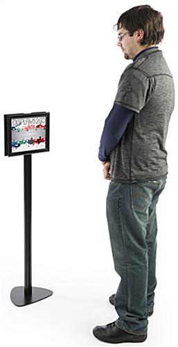 8.5” x 11” Modern Sign Stand, 11.75" Overall Width