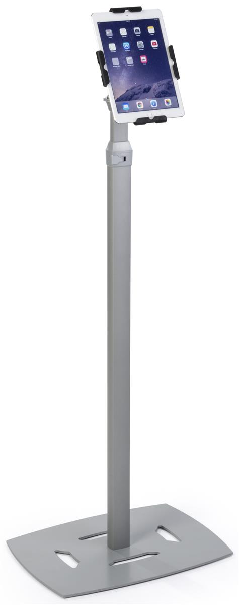 ipad counter stand with tilting and rotating bracket