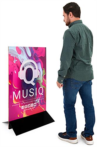 Custom Printed Xanita Board with Base with an overall height of 36 inches 