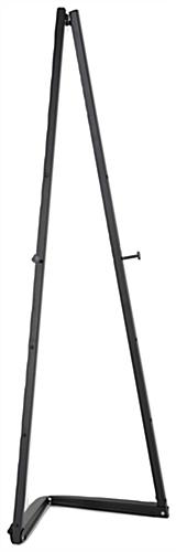 Floor standing folding easel with two pegs