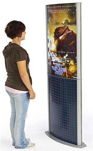 Advertising Display With 24" x 36" Poster Frame