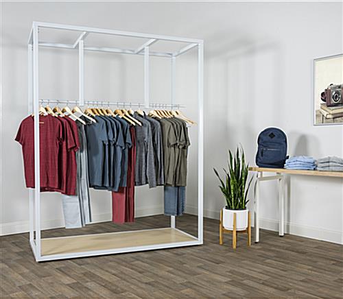 Garment Rails SILVER HEAVY DUTY 4ft Retail Market Hanging Clothes Shop Displays❤ 