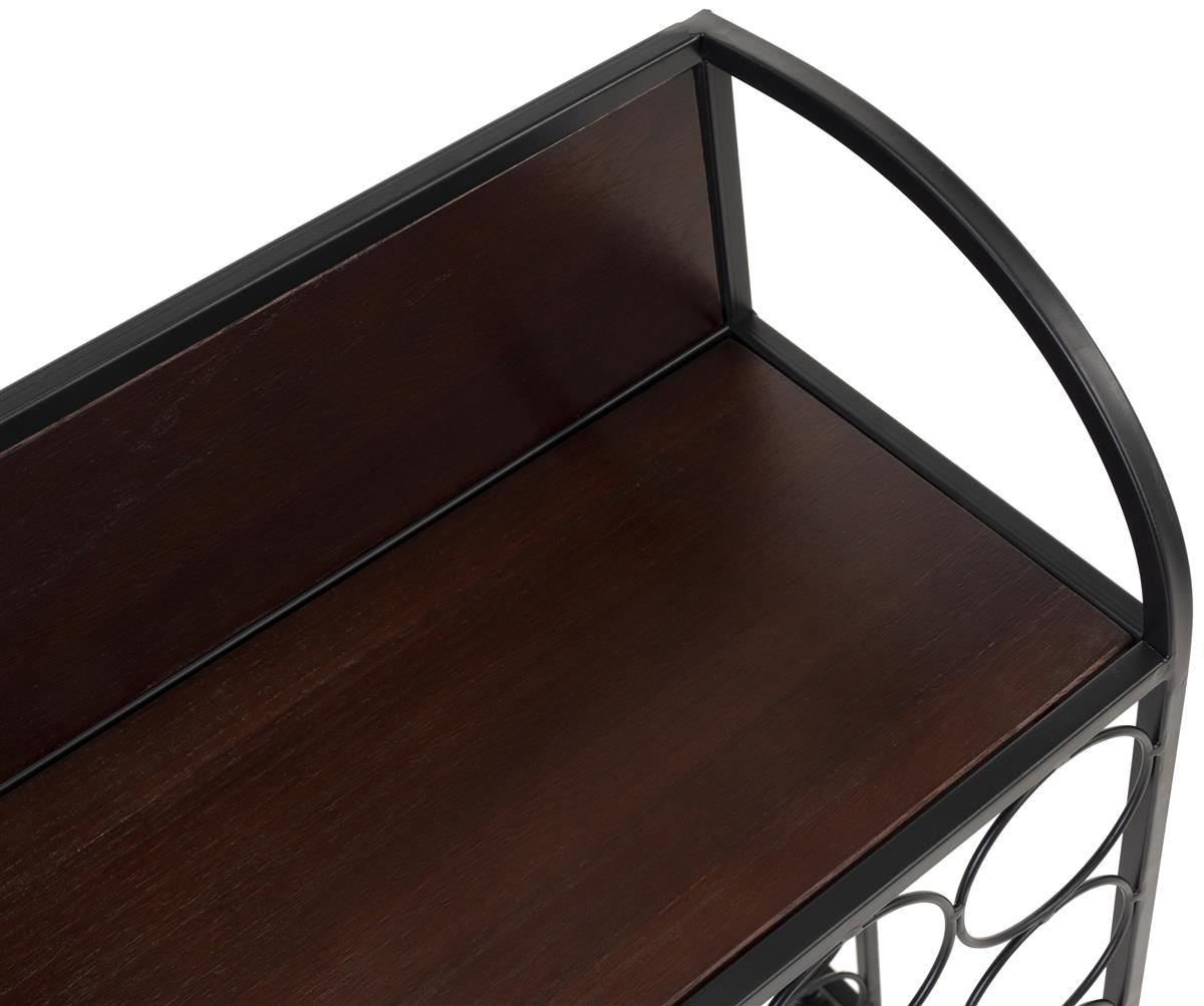 Wine Rack with Wheels 2 Locking and 2 NonLocking Casters