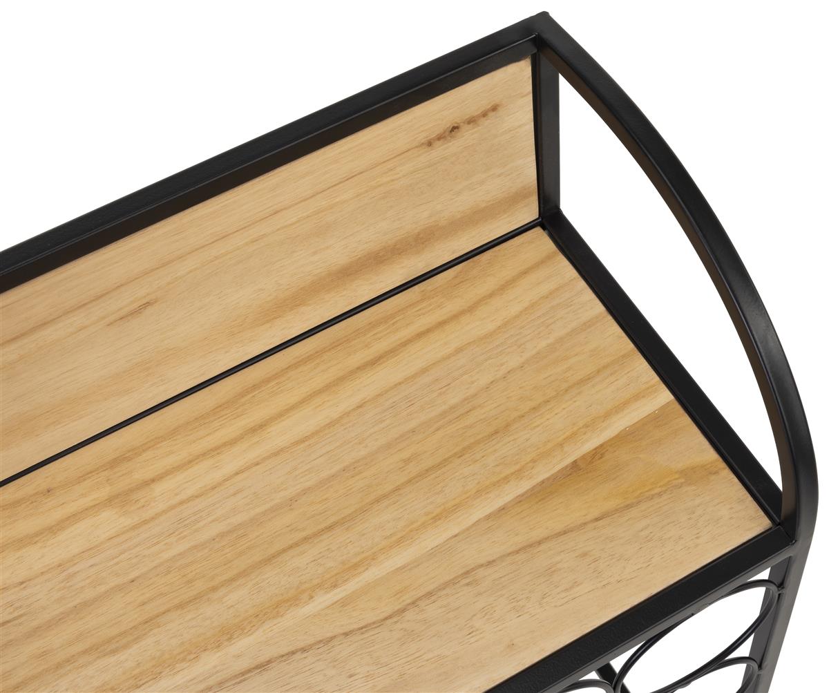 Wine Rack with Wheels 2 Locking and 2 NonLocking Casters