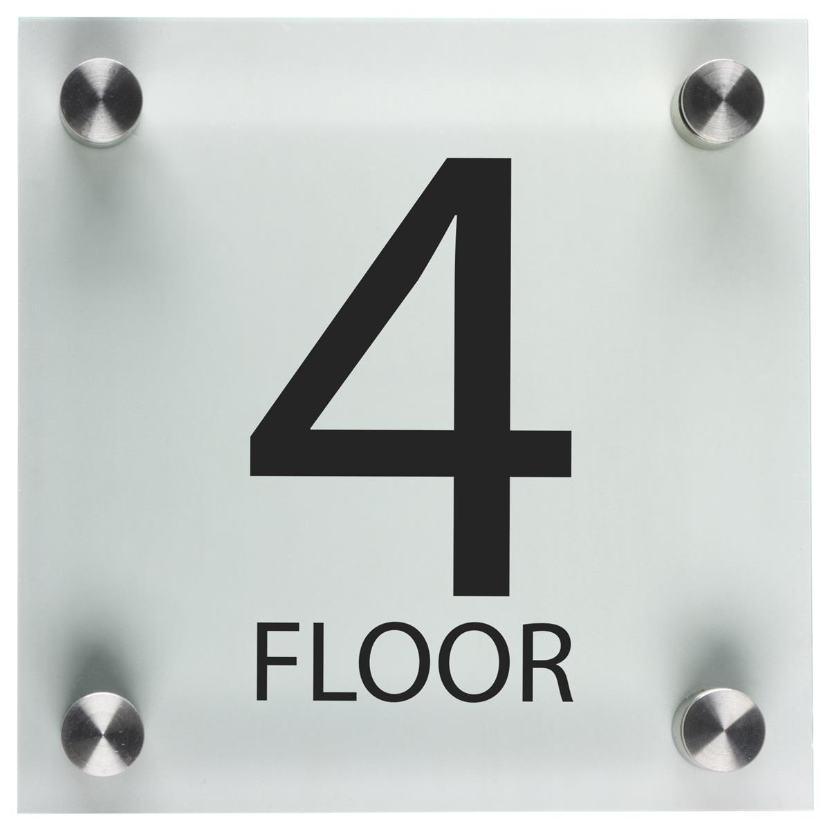 Acrylic Floor Level Sign